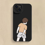 INS Cute Cartoon Couple Case for iPhone 16 15 14 13 12 Pro Max SE