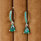 New Design Stainless Steel Small Hoop Earring Colourful Zirconia