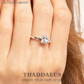 Brilliant Cat Paw Ring 925 Sterling Silver Delicate Cute Jewellery Women