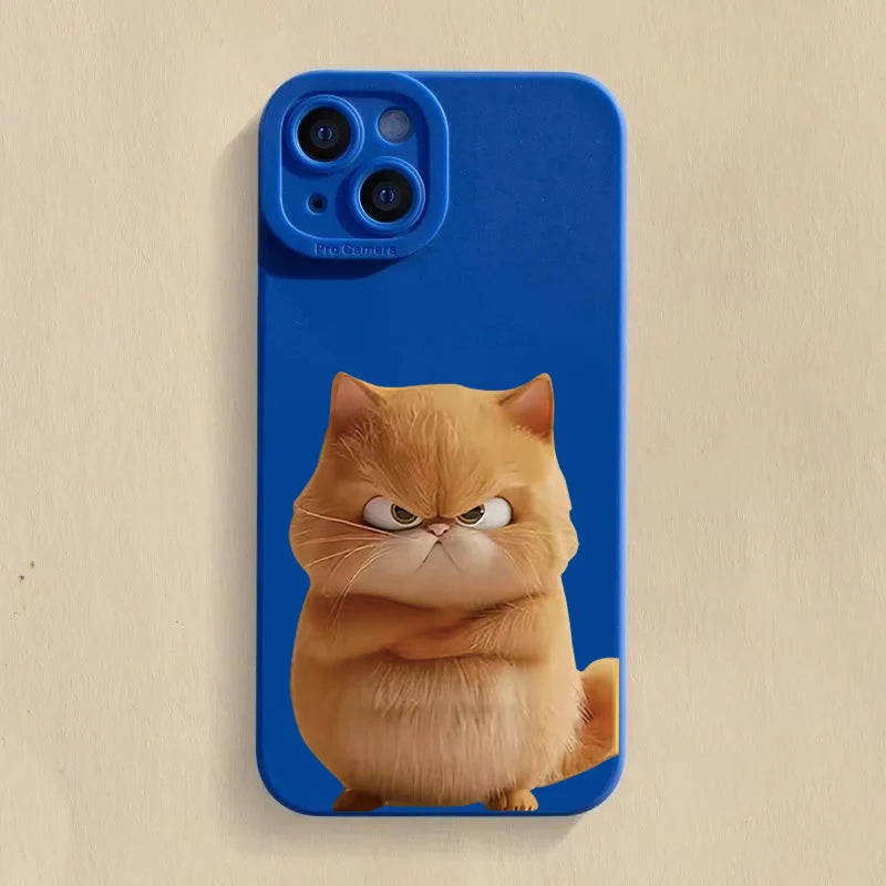 Funny Cool Cat Matte Case for iPhone 17 16 15 14 13 12 11 Pro Max