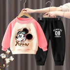 Disney Mickey Mouse Boys Autumn Winter Sweatshirt and Joggers 2-Piece Set