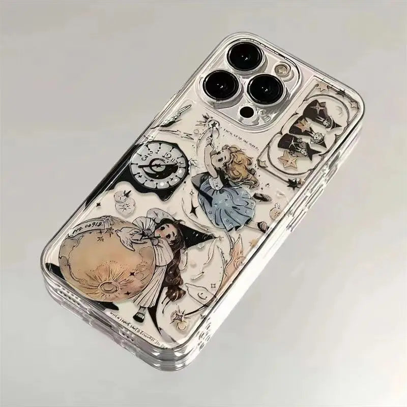 Cute Angel Animals Case for Samsung Galaxy A55 A35 A15 S24 S23 Ultra S22 FE