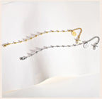 Charm Cubic Zirconia Cross Rosary Bracelet for Women, Stainless Steel  Mary Adjustable Link, Religious Jewelry Gift