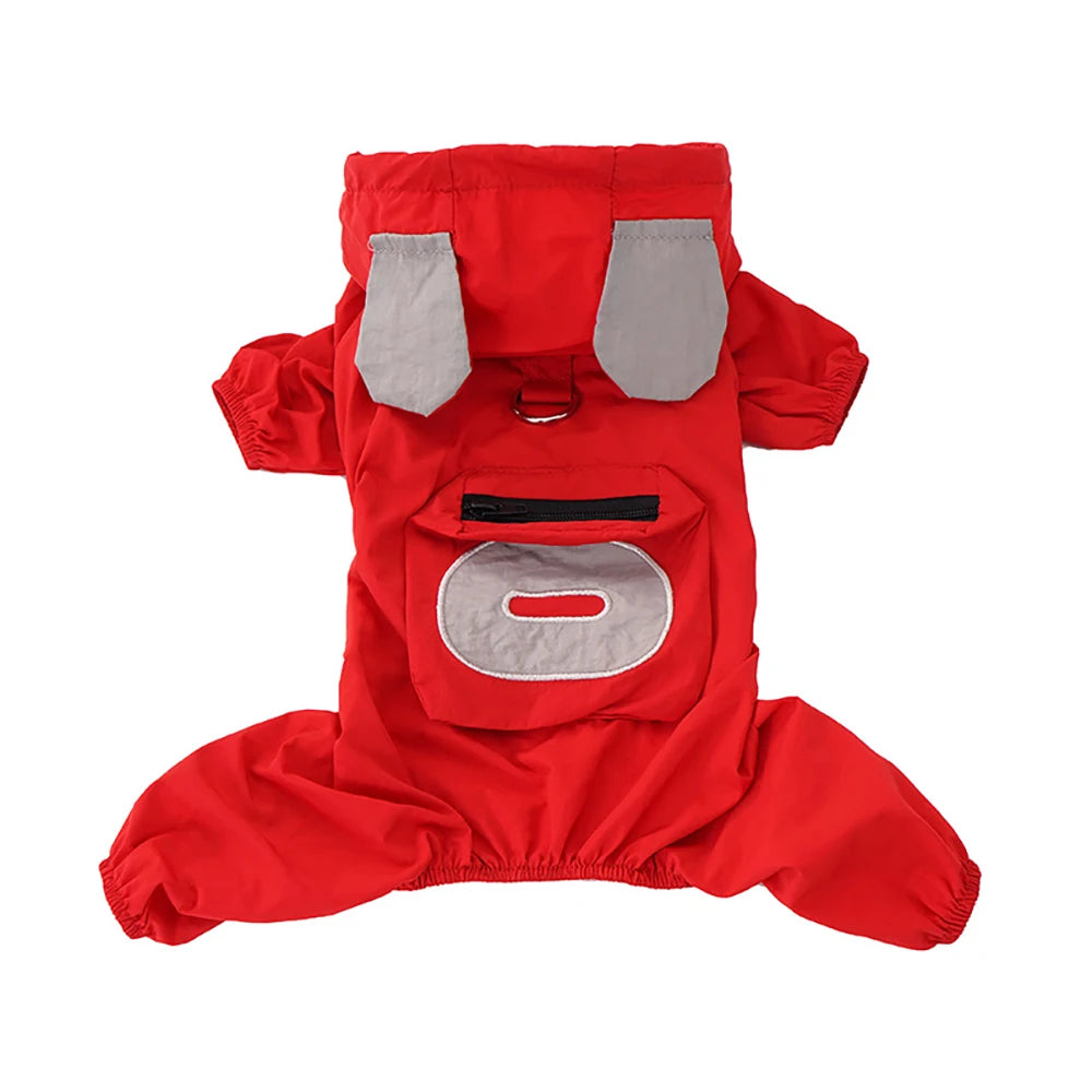 Dog Clothes Windproof  Bodysuit, Winter Hiking Jacket for Small Dogs, Full Body Outdoor Adventure Puppy Clothes, Warm & Safe
