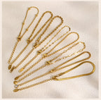 Non Tarnish Stainless Steel Bracelet Stackable for Women, Thin Herribone Chain Bracelet Waterproof Gold Plated Jewelry