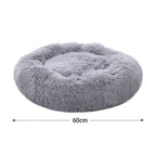 70cm Donut Plush Pet Cuddler Bed Warm Winter Nest Anti-Slip - Ship from UK