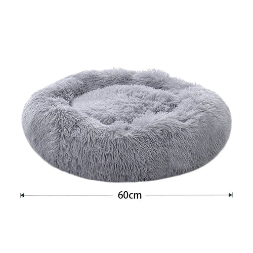 70cm Donut Plush Pet Cuddler Bed Warm Winter Nest Anti-Slip - Ship from UK