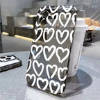Cute Cartoon Love Heart Case for iPhone 17 16 15 14 13 12 11 Pro Max Mini