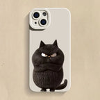 Funny Cool Cat Matte Case for iPhone 17 16 15 14 13 12 11 Pro Max